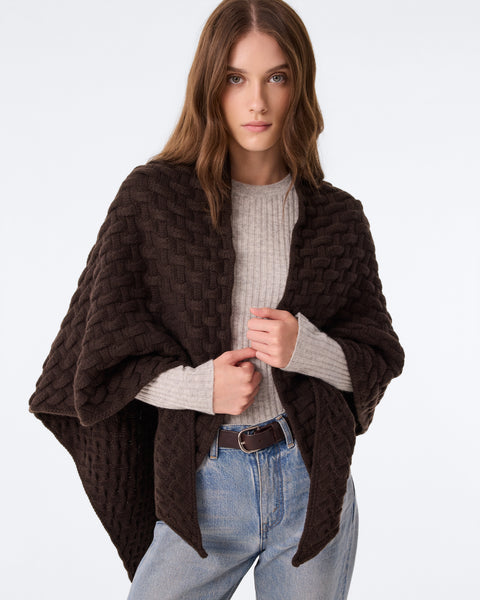 Étole Kiko Matelina marron - Image 2