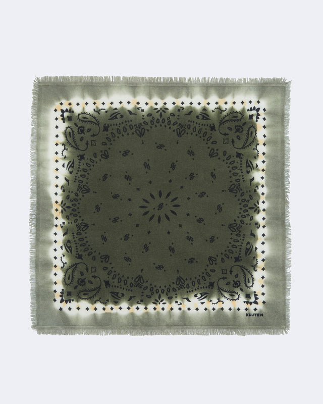 Small Bandana Hachi Abba Bandana Dark Khaki - Image principale