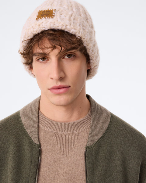 Beanie Hand Knit organic mouliné - Image 2