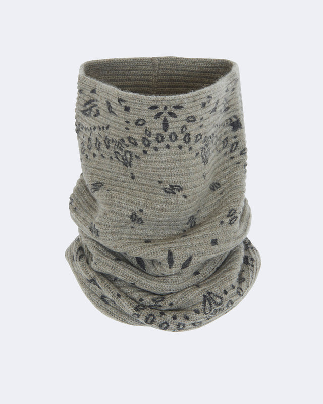 Snood Come Bandana marl khaki - Image principale