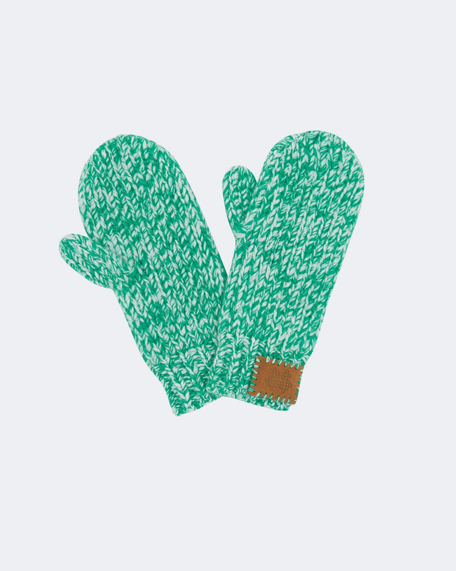 Mittens Mouliné marl green - Image principale