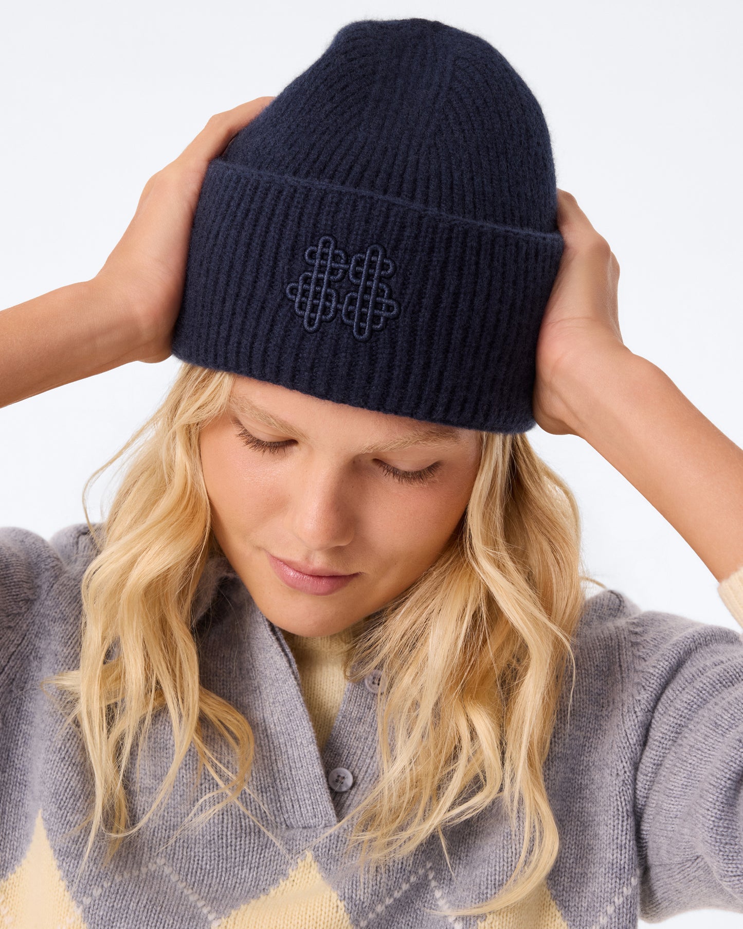 Bonnet Megeve bleu marine foncé
