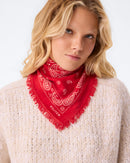 Petit Bandana Elvis rouge corail