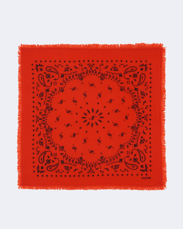 Bandana Hachiko red orange - Image principale
