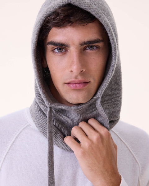 Cagoule Sybel Jersey kaki chiné - Image principale
