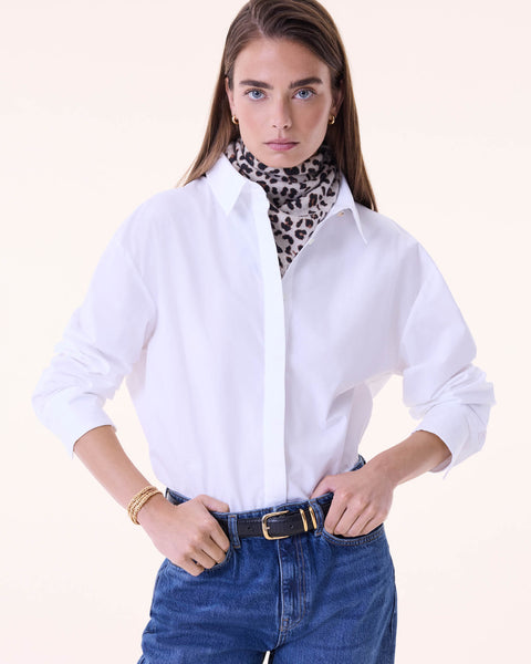 Petit Bandana Hachi Leopard avoine - Image principale