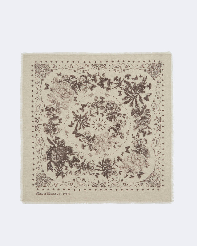 Grand Bandana Camille avoine - Image principale