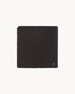 Bandana en cachemire marron pour femme - Kujten packshot