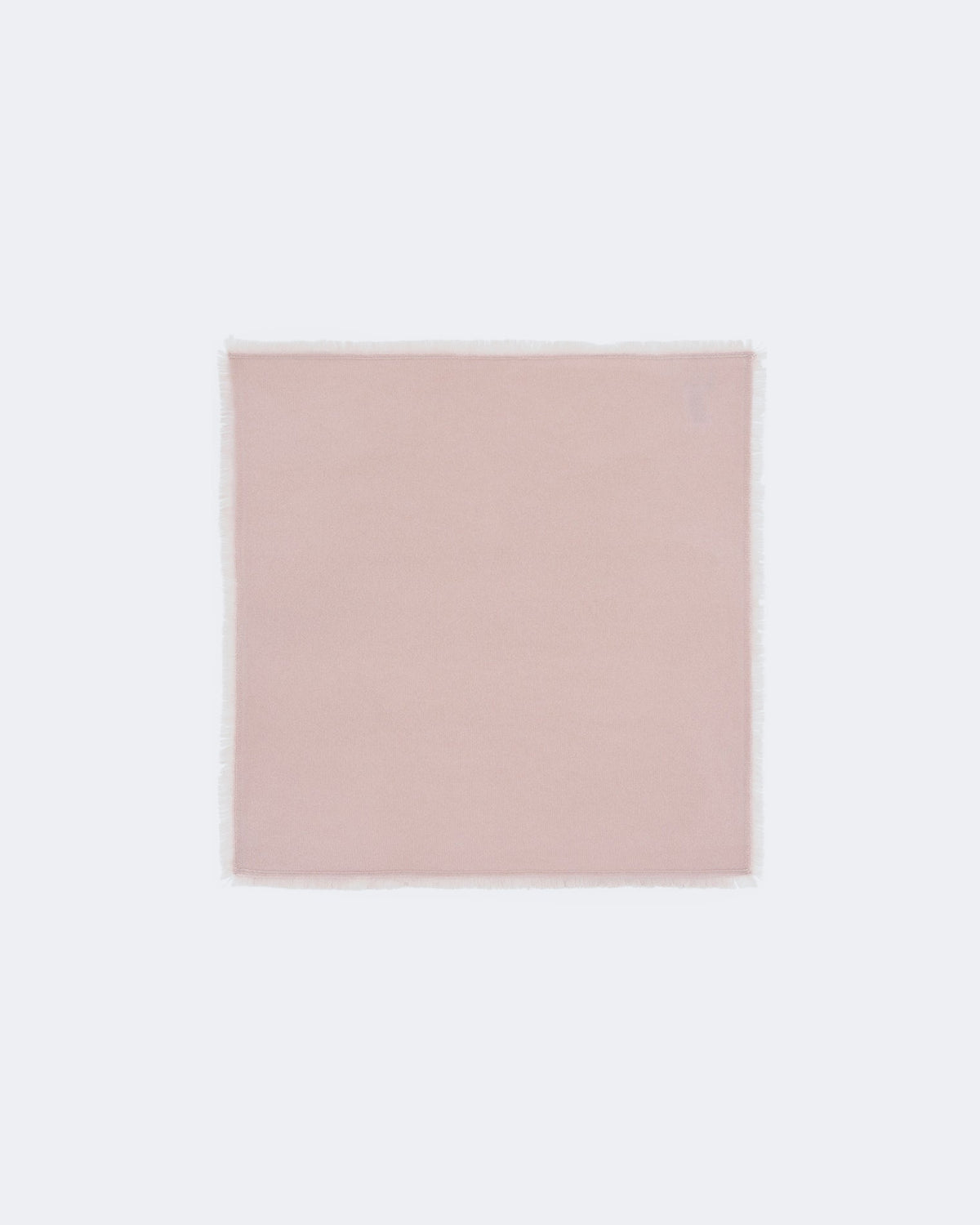 Bandana en cachemire rose et beige pour femme - Kujten packshot