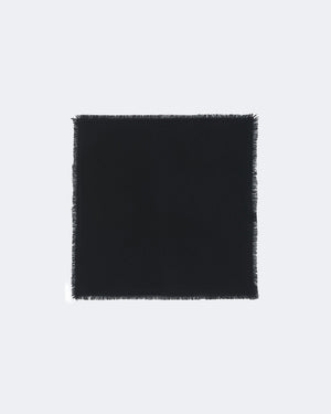 Bandana en cachemire noir pour femme et pour homme - Kujten packshot