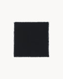 Bandana en cachemire noir pour femme et pour homme - Kujten packshot