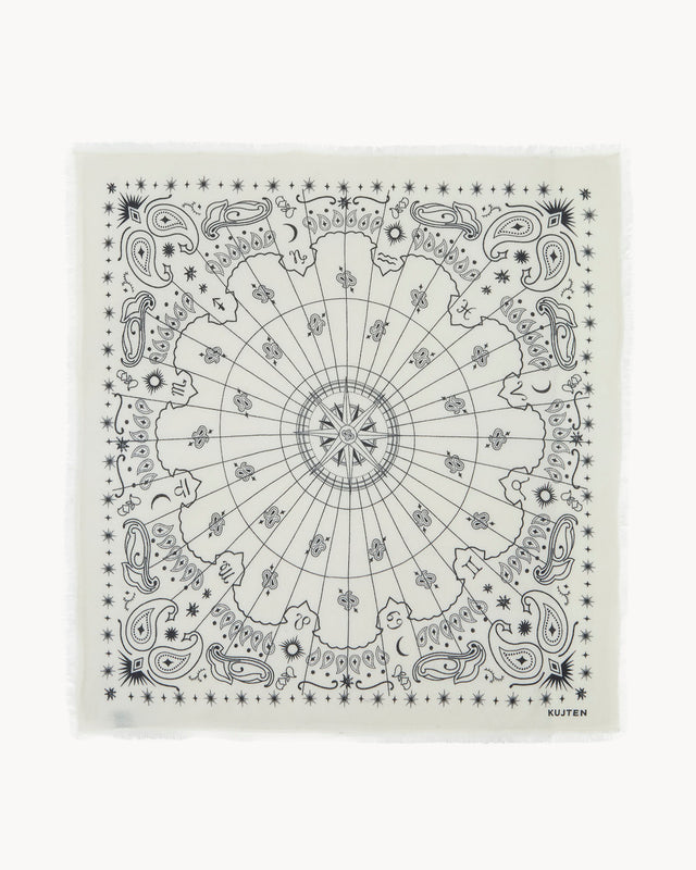 Extra Large Bandana Effy Astro white - Image principale