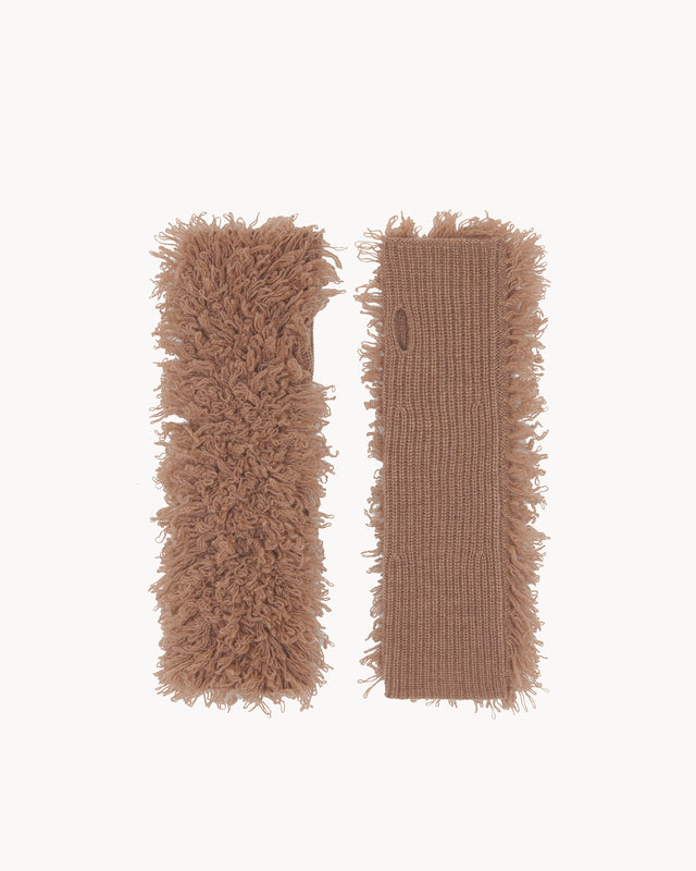 Mitaines Sotchi Yeti marron camelo - Image principale