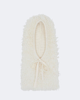 Cagoule sybel yeti blanc - Kujten packshot
