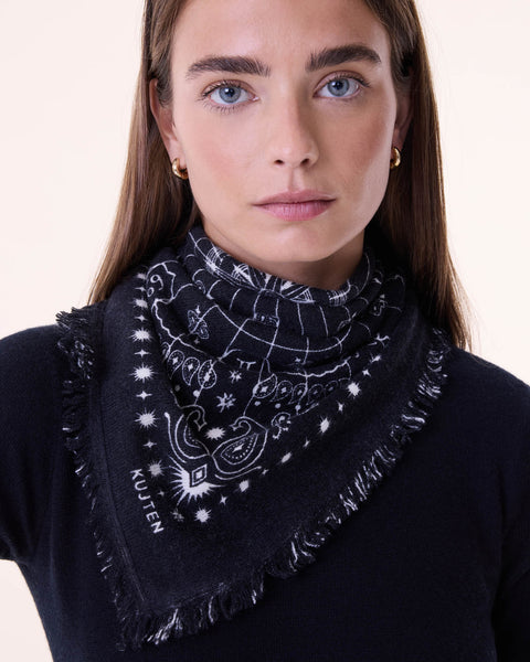 Small Bandana Hachi Astro black - Image principale