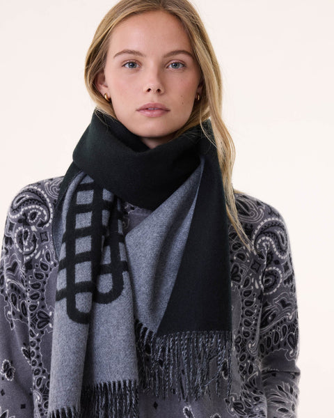 Scarf Scarfy flannel gray - Image 2
