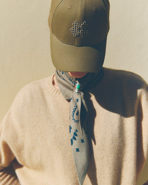 Small Bandana Tifa khaki chinÃ© - Image 2
