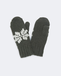 Mittens snow cachemire kaki - Kujten packshot
