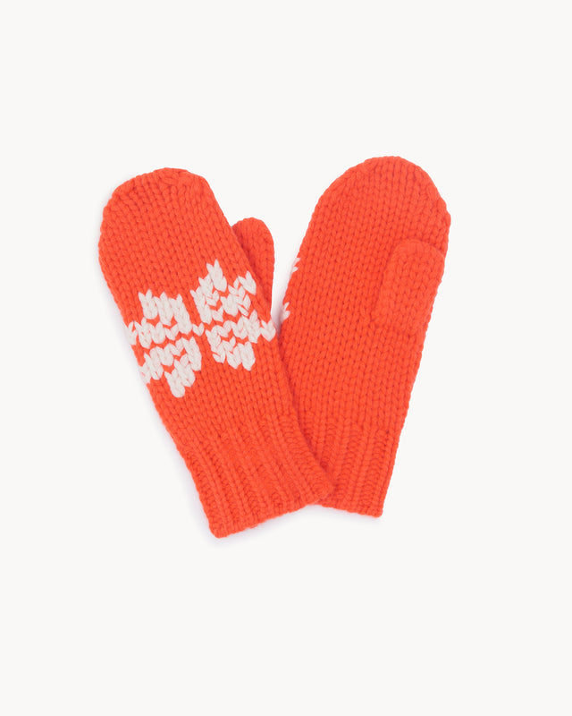 Moufle Snow orange hibiscus - Image principale