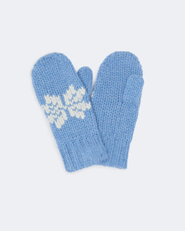 Gants en cachemire bleu pour femme et pour homme - Kujten packshot