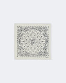 Bandana en cachemire blanc pour femme et pour homme - Kujten packshot