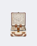 Handbag London Square ivory taupe