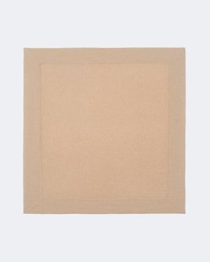 Couverture en cachemire beige - Kujten packshot