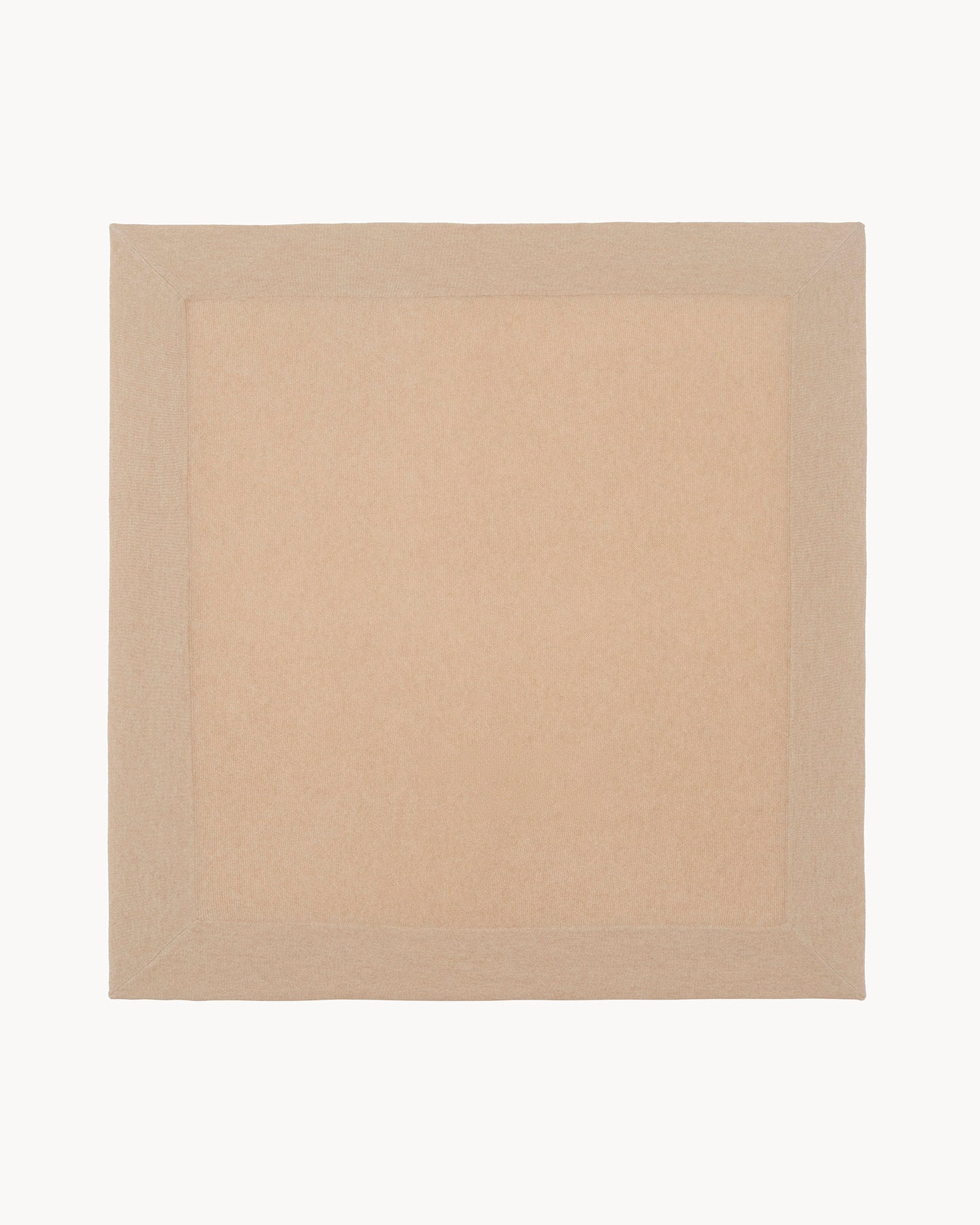 Couverture en cachemire beige - Kujten packshot