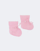 Chaussons en cachemire rose - Kujten packshot