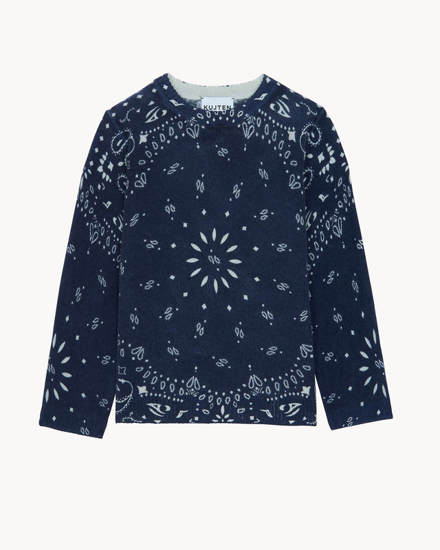 Pull Charley Bandana bleu marine foncé - Image principale