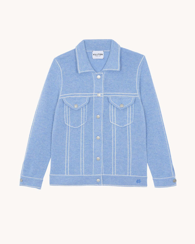 Jacket Jill Mini blue jeans - Image principale