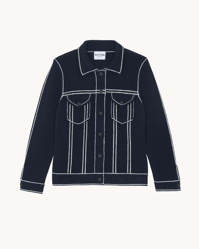 Jacket Jill Mini dark navy blue - Image principale