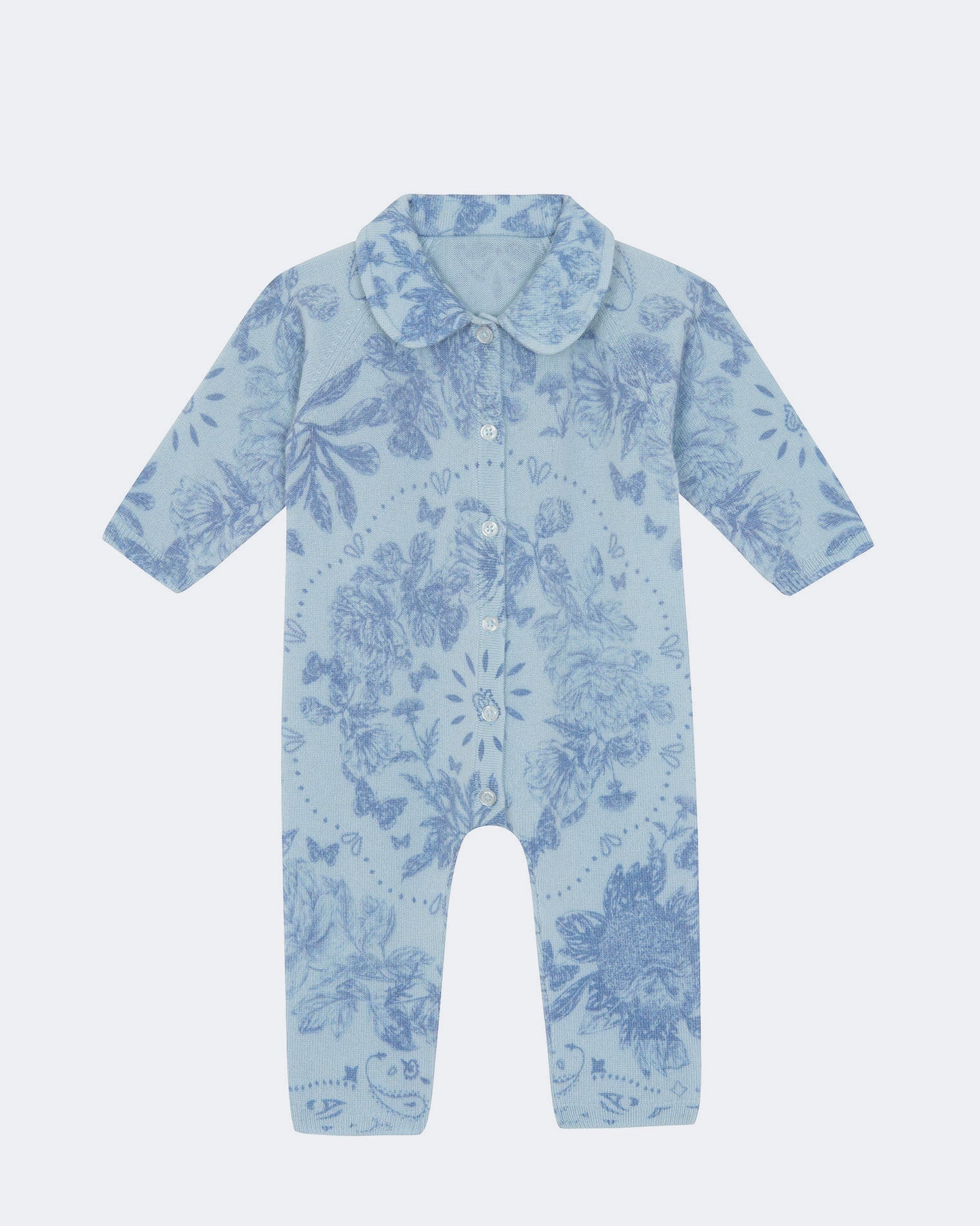 Pantalon en cachemire bleu - Kujten packshot
