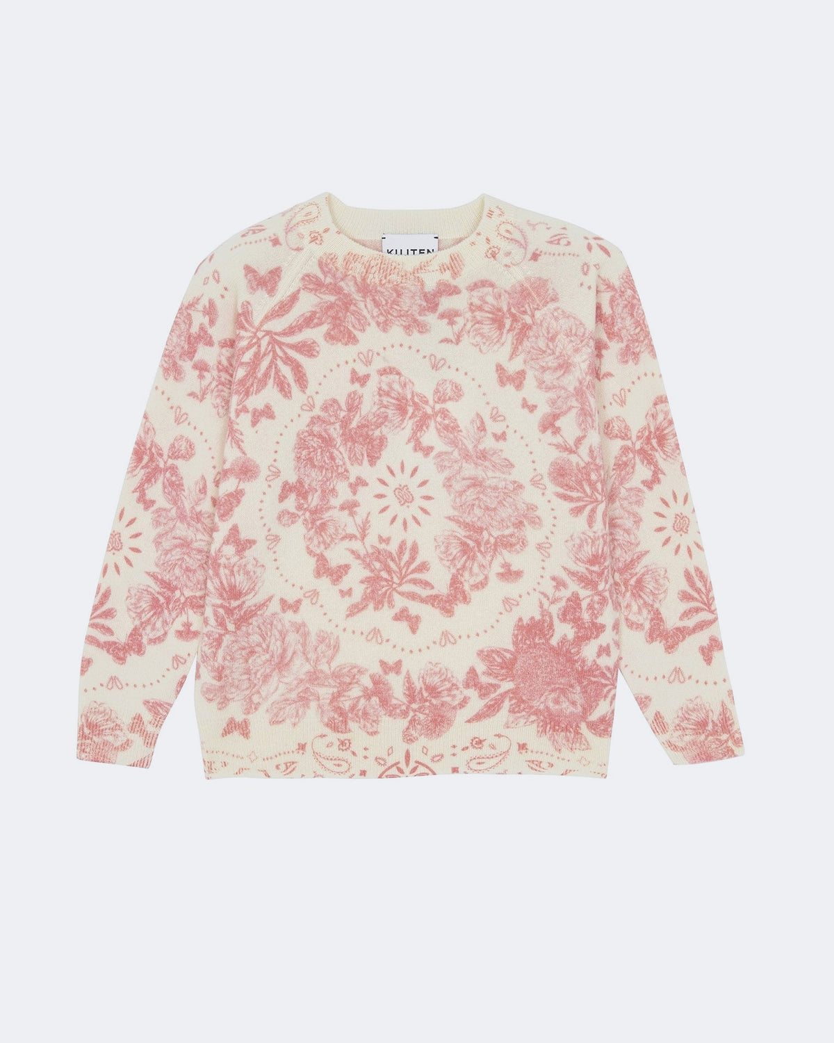 Pull en cachemire rose pour enfant - Kujten packshot