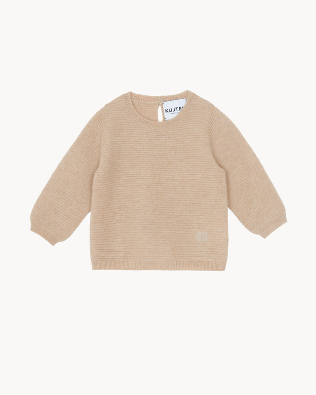 Sweater Lovab organic beige - Image principale