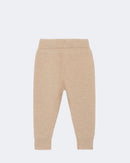 Jogging en cachemire beige pour enfant - Kujten packshot