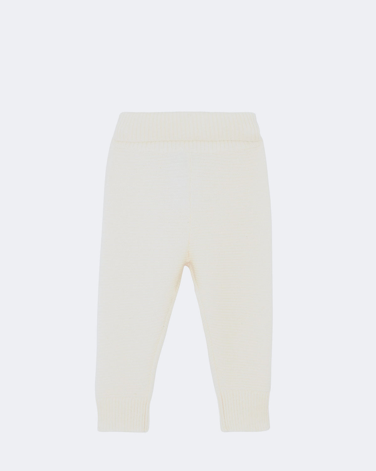 Jogging en cachemire blanc pour enfant - Kujten packshot