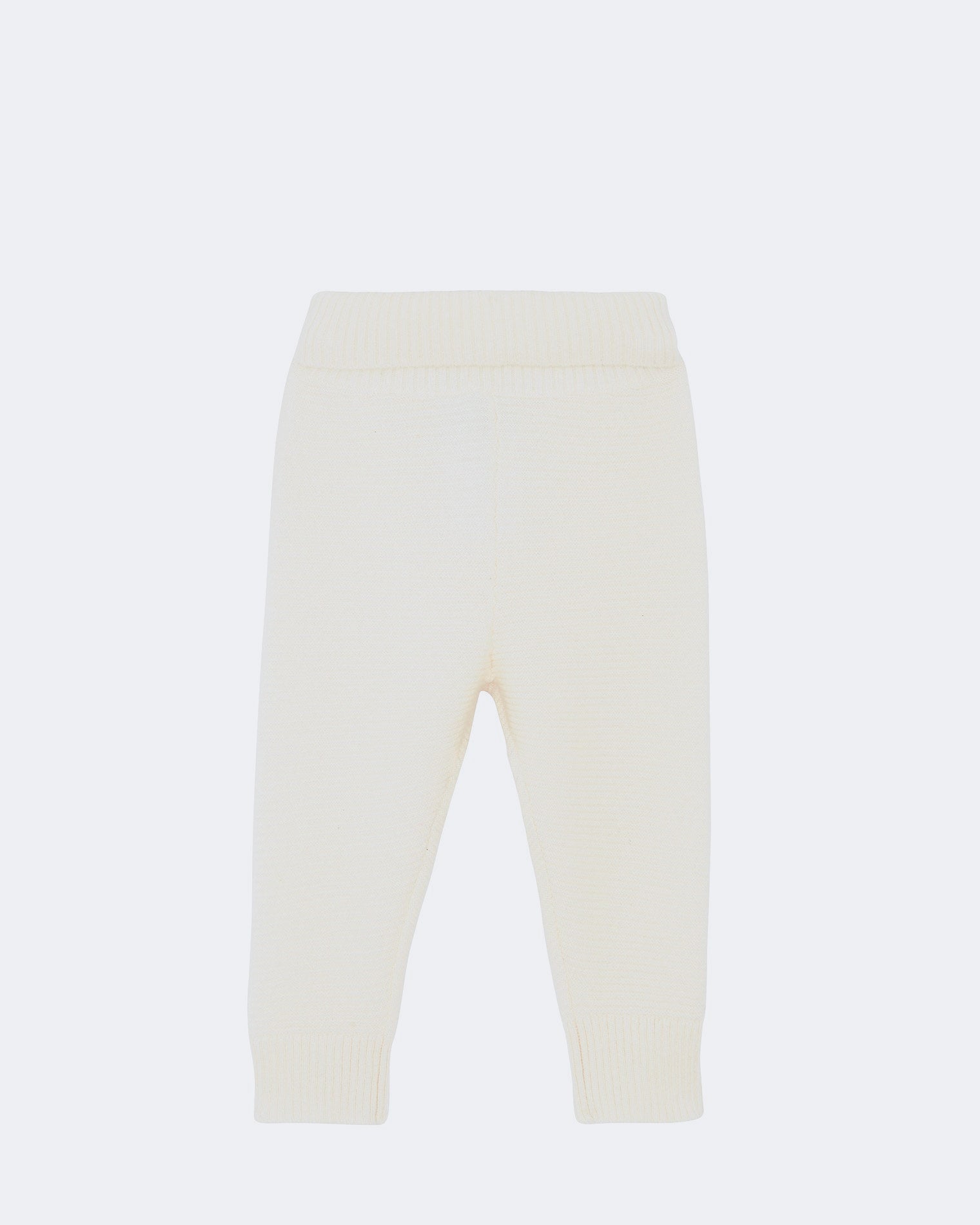 Jogging en cachemire blanc pour enfant - Kujten packshot