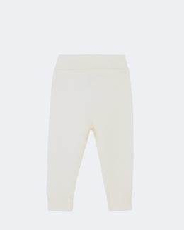 Jogging en cachemire blanc pour enfant - Kujten packshot