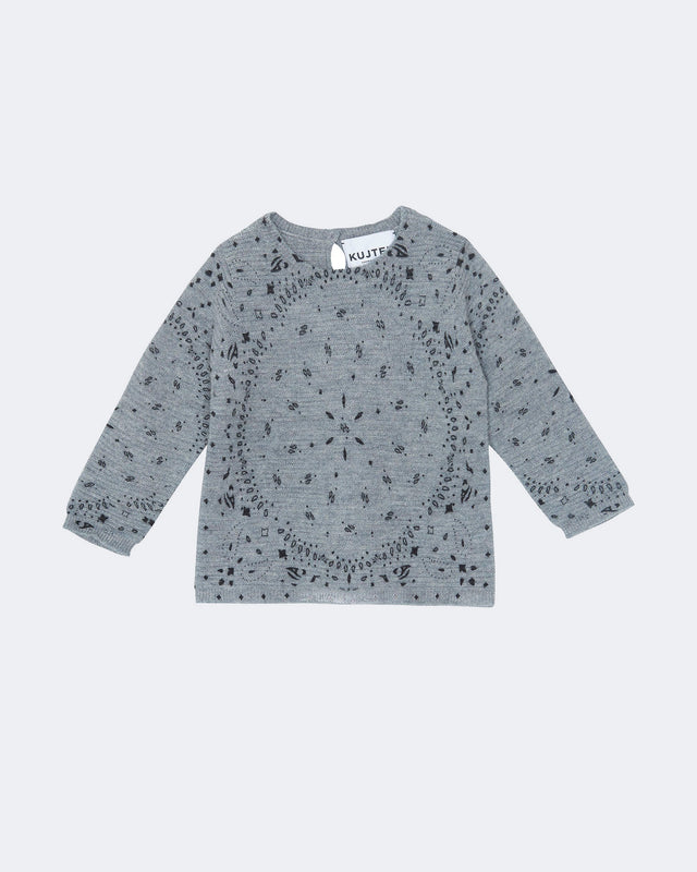 Sweater Lovab Bandana Marl Gray - Image principale