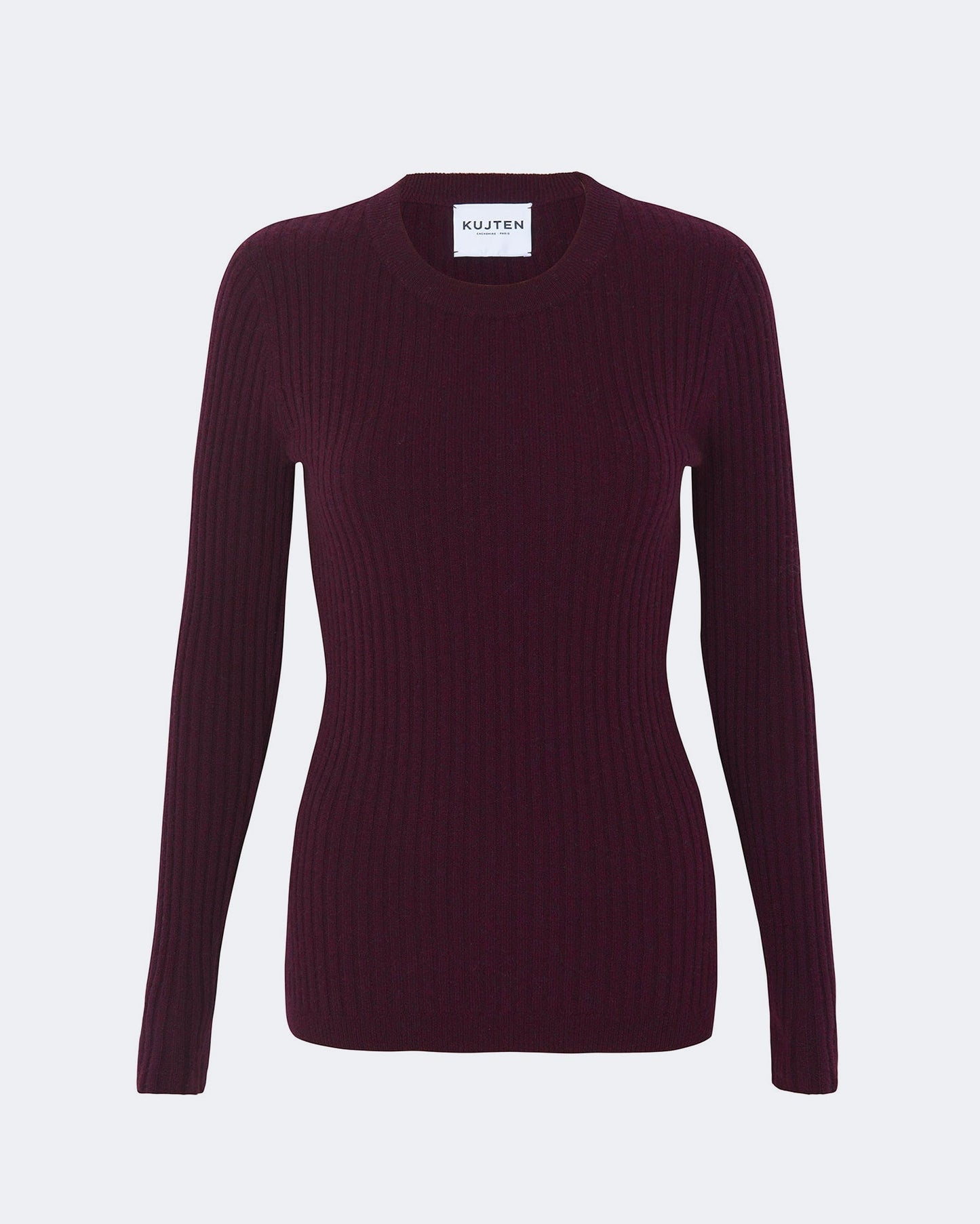 Pull bibi droit bordeaux - Kujten packshot