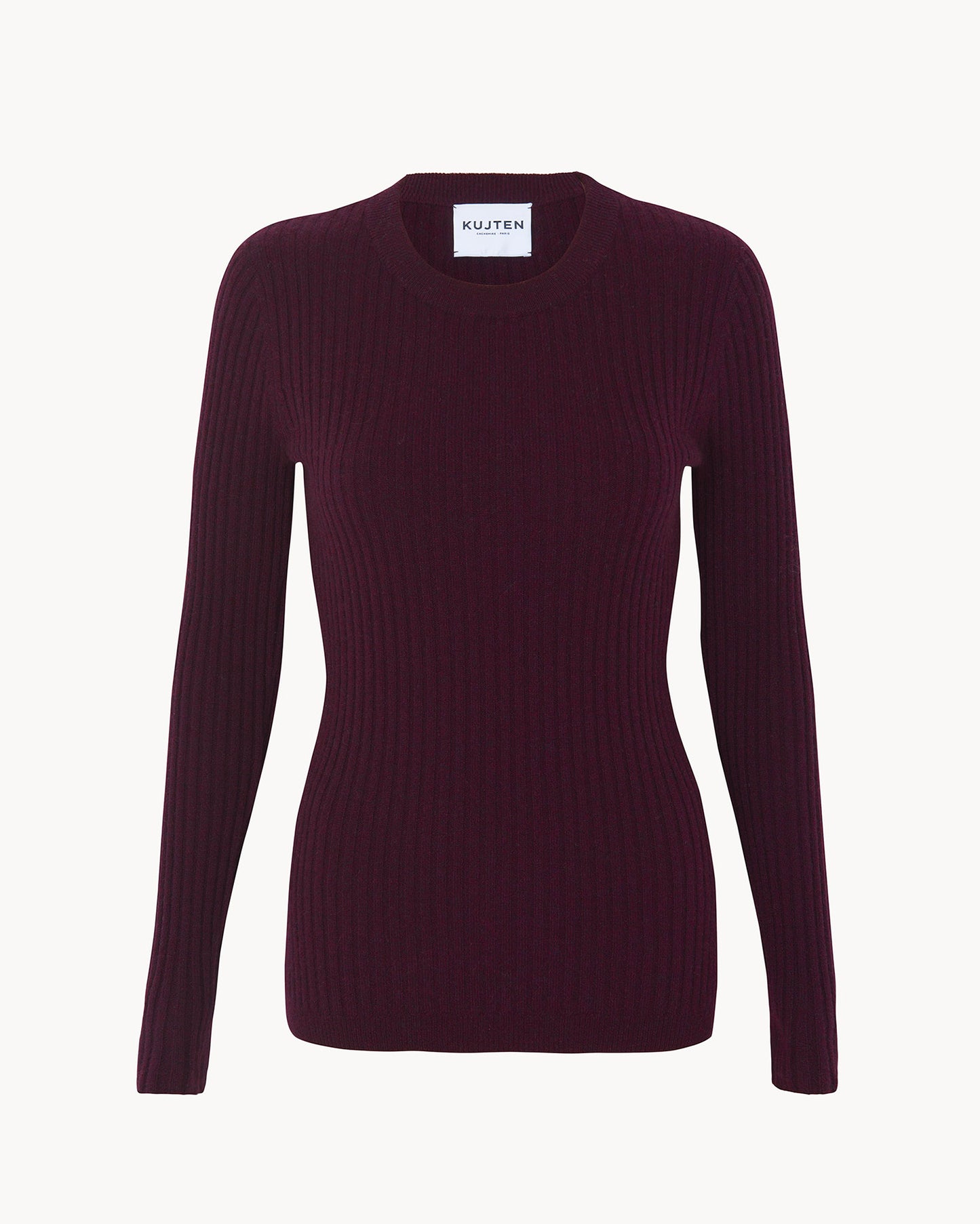 Pull bibi droit bordeaux - Kujten packshot