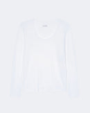 Top en lin blanc pour femme - Kujten packshot