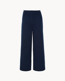 Pantalon en cachemire bleu pour femme - Kujten packshot