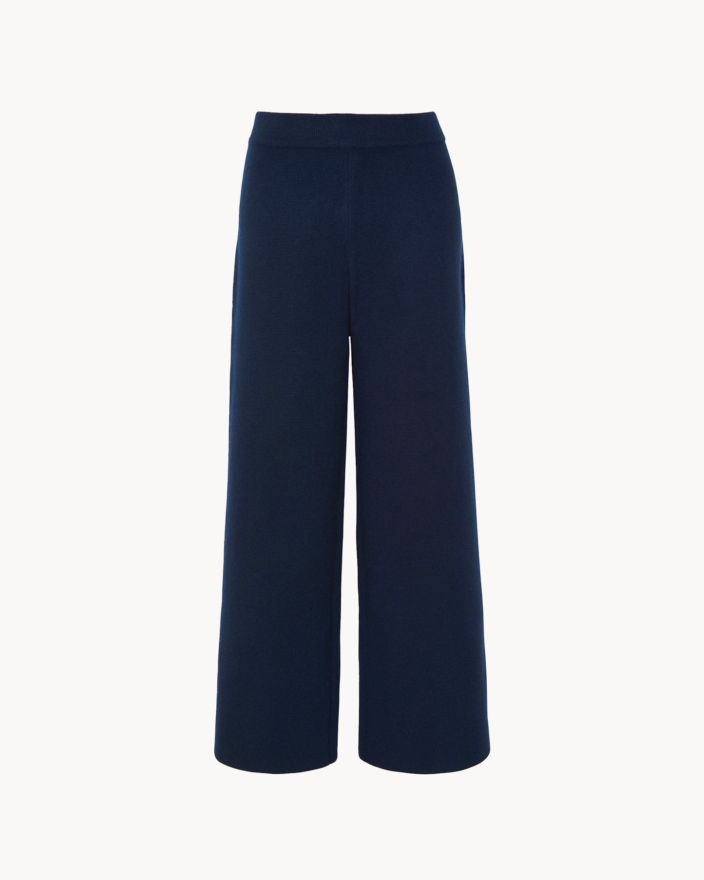 Pantalon en cachemire bleu pour femme - Kujten packshot