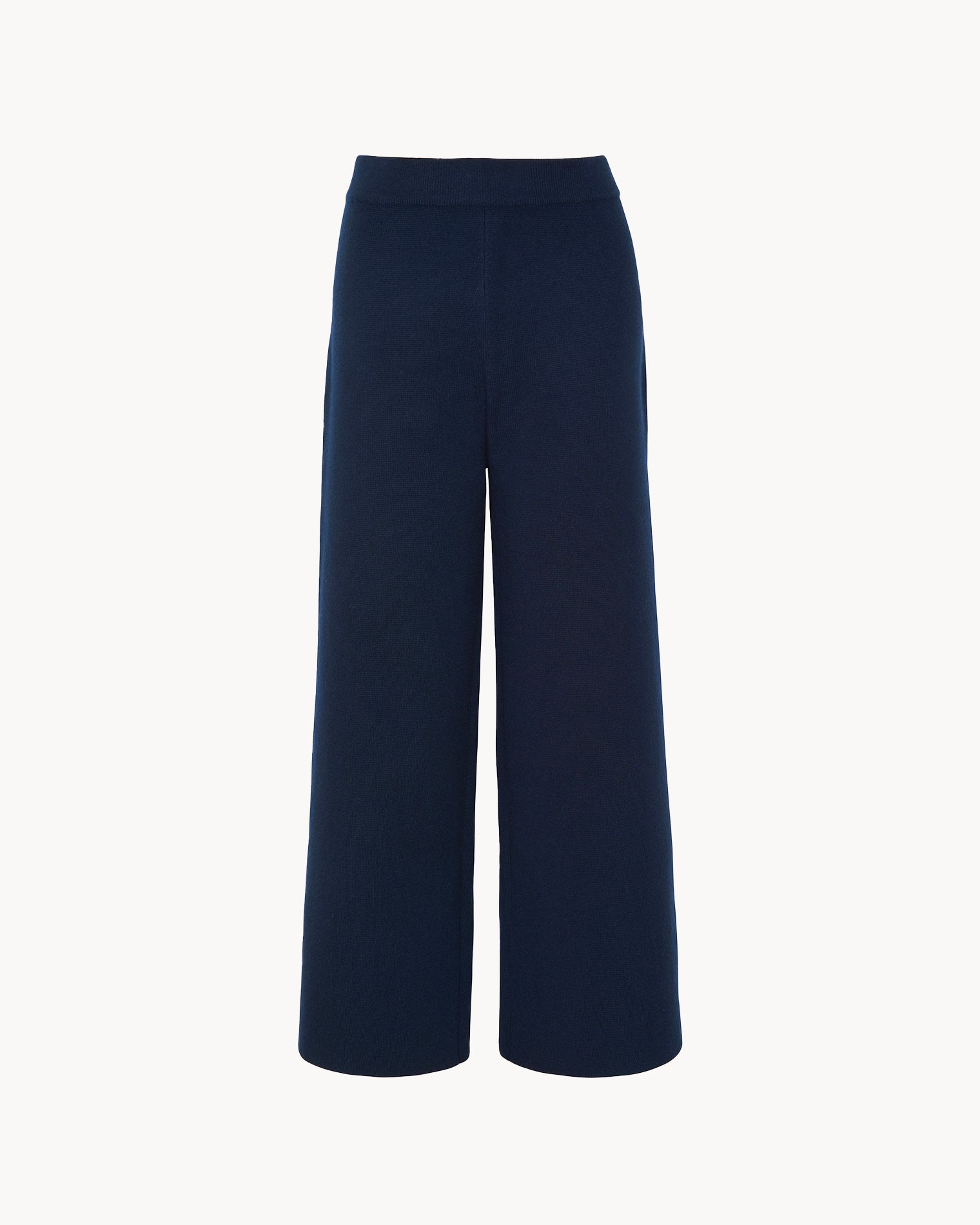 Pantalon en cachemire bleu pour femme - Kujten packshot