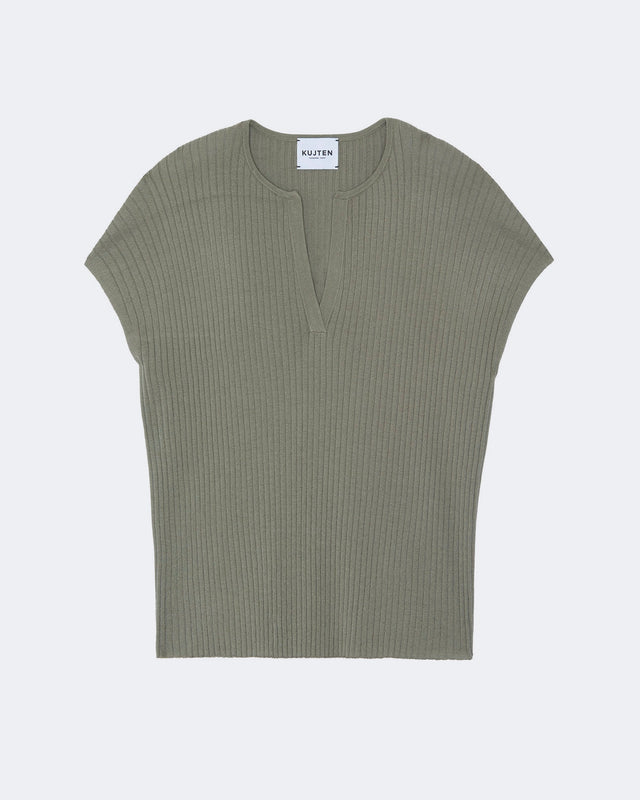 Top Bella marl khaki - Image principale