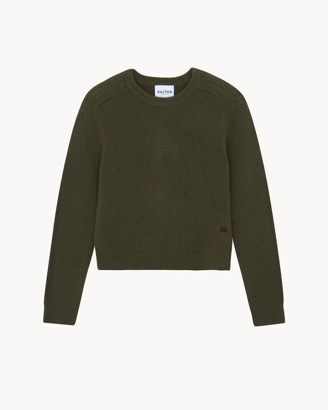 Pulls Caroline Vert Kombu - Image principale
