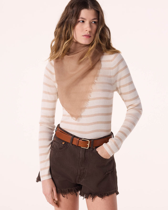 Sweater Maori Marin organic beige - Image principale
