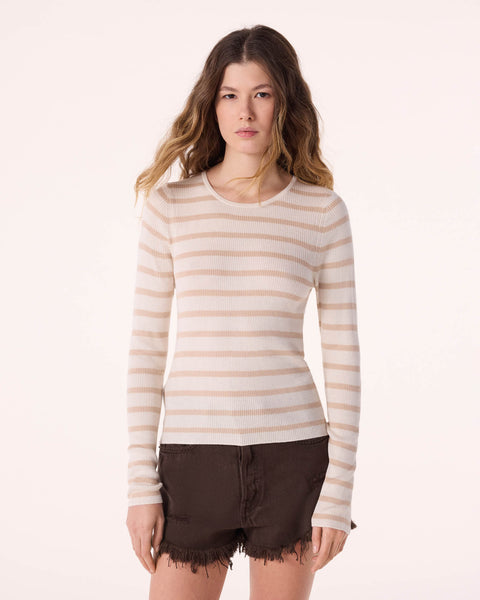 Sweater Maori Marin organic beige - Image principale